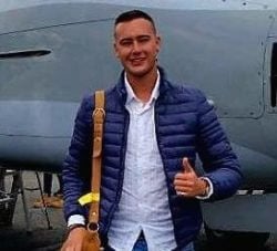 Colombia flight student Alvaro Reyes