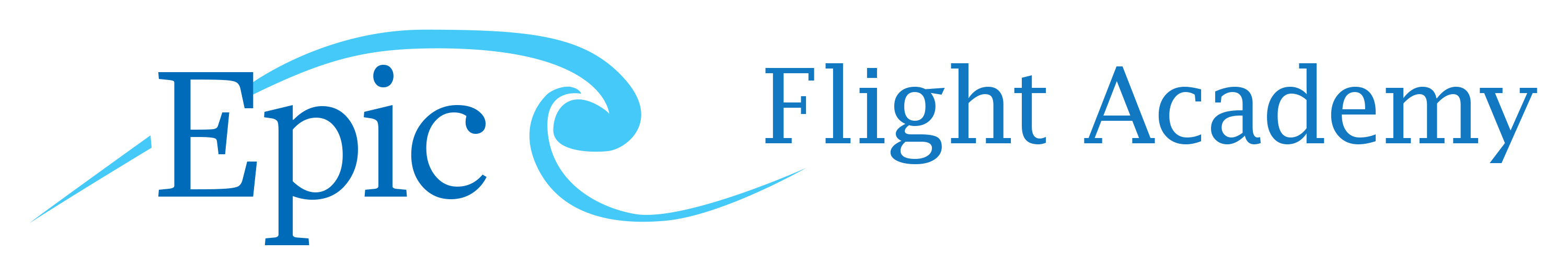 Epic Flight Academy Color Logo Transparent Background