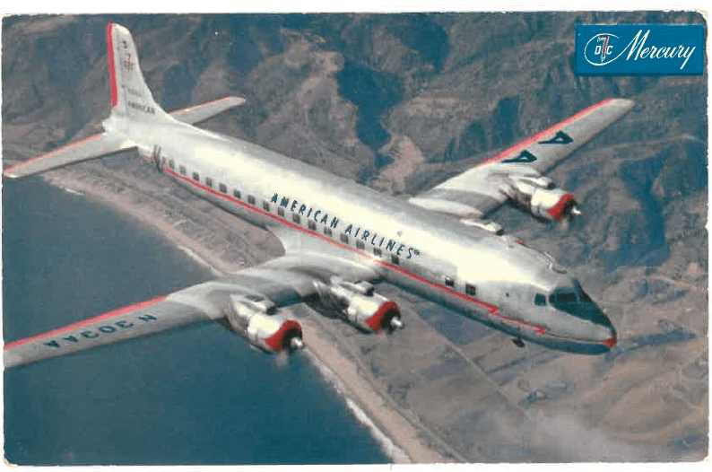 DC-7 postcard