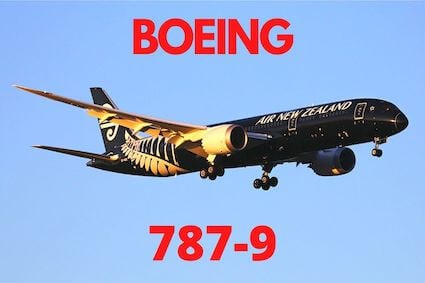 Boeing 787-9 Airline Fleet