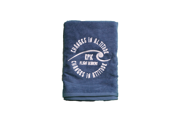 Epic Flight Academy Blue Towel