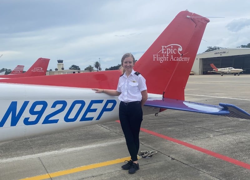 Epic Flight Student Olivia Martin