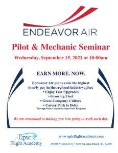endeavor seminar pilots representatives