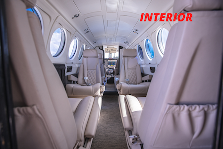 King Air B200 Interior