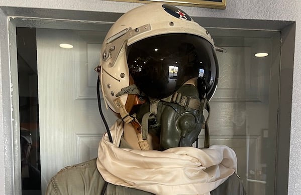 Museum Artifact Pilot Helmet