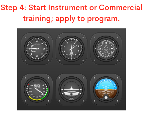 4 Start Instrument or Commercial Training