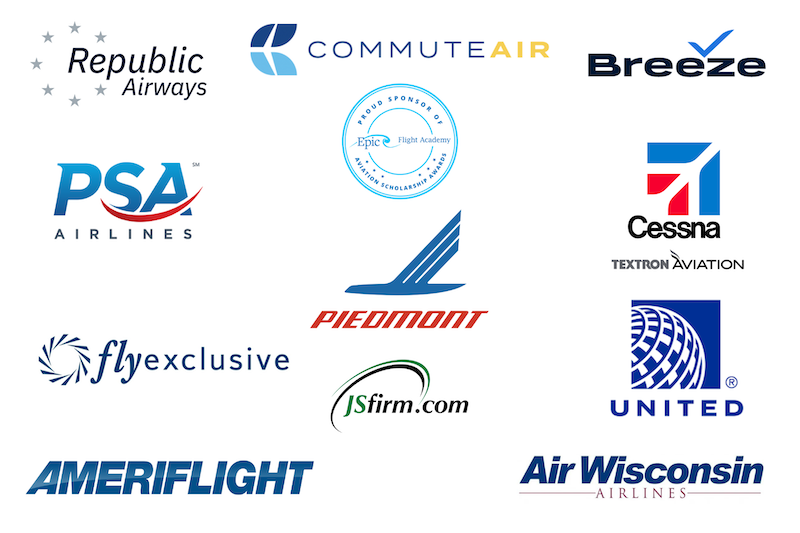 2023 Epic Aviation Scholarship Sponsors