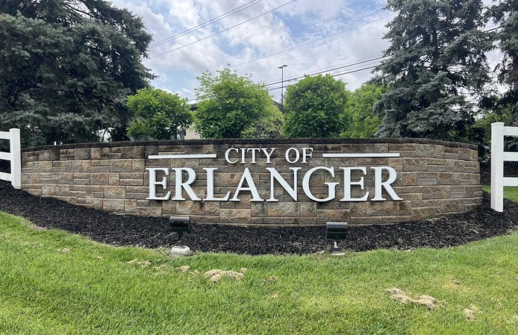 Erlanger, Kentucky Sign
